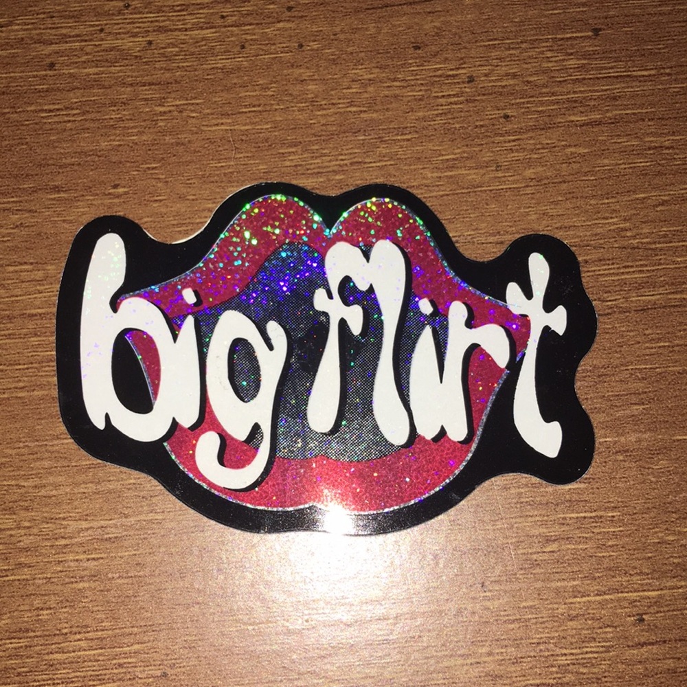 Big Flirt Decal Sticker